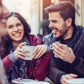 Lifestyle at North District Lofts Group of friends laughing